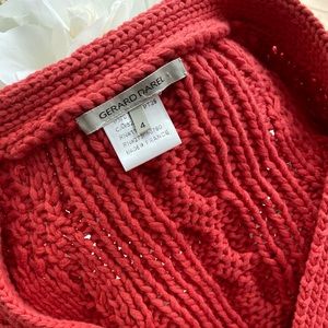 Gerard Darel Cardigan, color is rustic orange